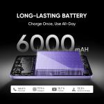 realme NARZO 80 Lite 5G (Onyx Black, 6GB+128GB) | 6000mAh Long-Lasting Battery | MediaTek Dimensity 6300 5G | AI Assist | IP64 Rated Water & Dust Resistance | Military-Grade Durability